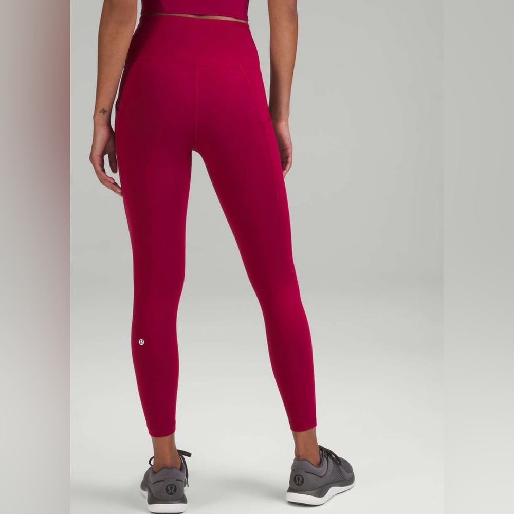 Lululemon Wunder Under 25” in Pomegranate